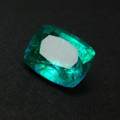 Loose Gemstone Zambia Green EMERALD 8.40 Ct Natural Cushion CERTIFIED For Ring