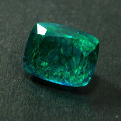 Loose Gemstone Zambia Green EMERALD 8.40 Ct Natural Cushion CERTIFIED For Ring