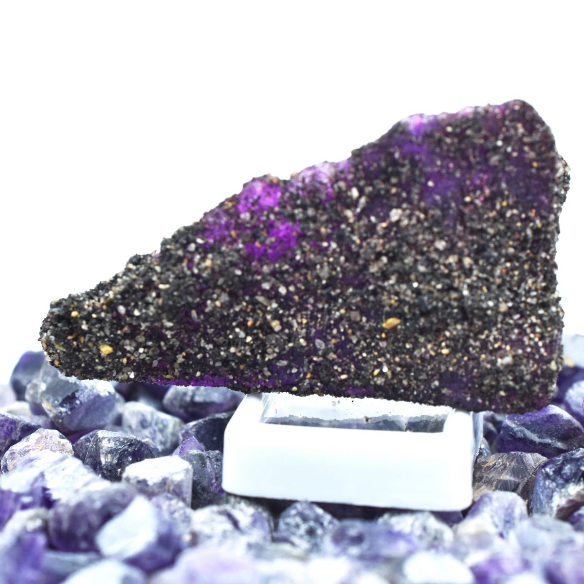 CERTIFIED Purple Sapphire 198.65 Carat Uncut Natural Raw Rough Loose Gemstone