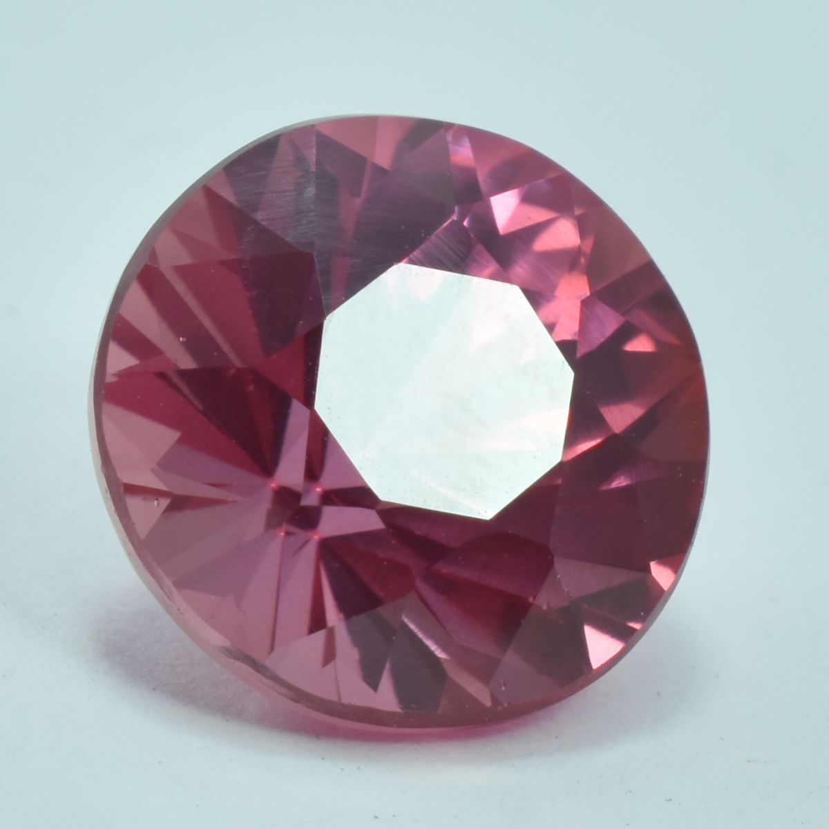 Padparadscha Sapphire Round Cut 8.10 Ct Natural Loose Gemstone CERTIFIED