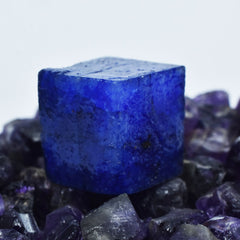 93.25 Ct Dyed Raw Uncut Rough Natural Blue Tanzanite Loose Gemstone CERTIFIED