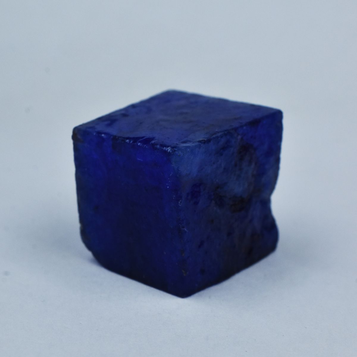 93.25 Ct Dyed Raw Uncut Rough Natural Blue Tanzanite Loose Gemstone CERTIFIED