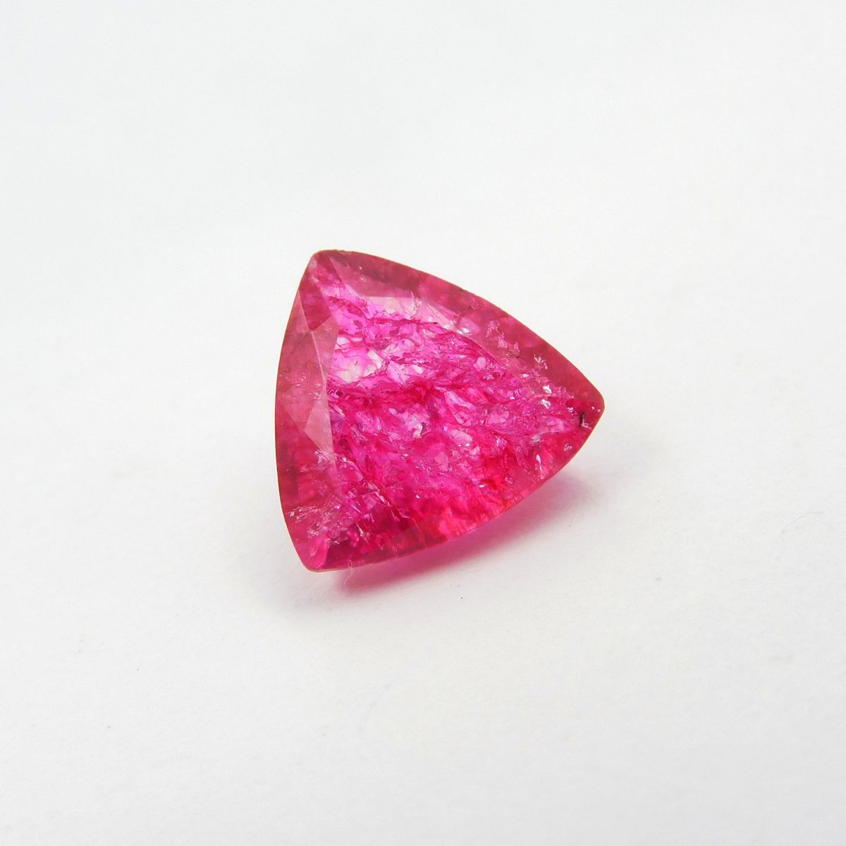 3.70 Ct Natural Pink Ceylon Sapphire CERTIFIED Trillion Cut Loose Gemstone