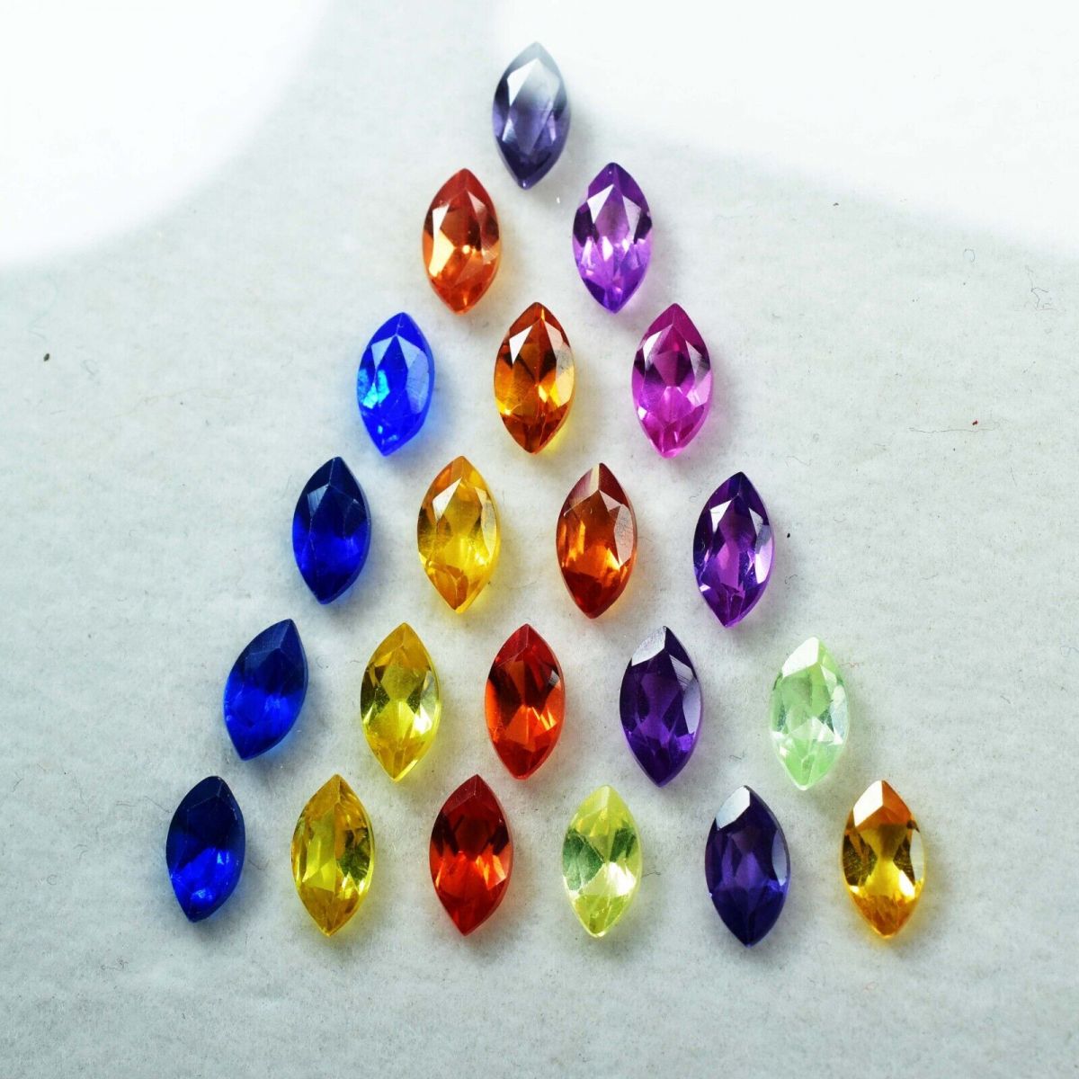 6 Pcs Natural CERTIFIED Loose Gemstone Mix Sapphire Marquise Cut Lot 8x4 mm