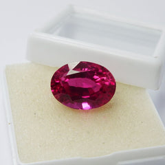 Huge Size Oval Cut 23.60  Ct Natural Pink Ruby Loose Gemstone CERTIFIED