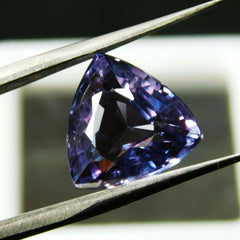 Alexandrite Color Change 6 Ct Natural CERTIFIED Loose Gemstone Trillion Cut