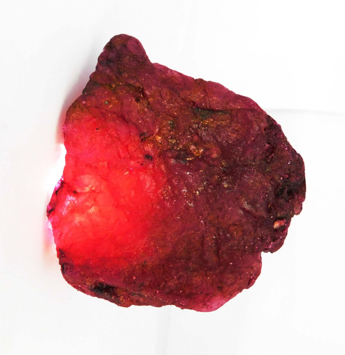 Natural Red Ruby CERTIFIED 970 Carat Huge Rough Earth Mined Loose Gemstone