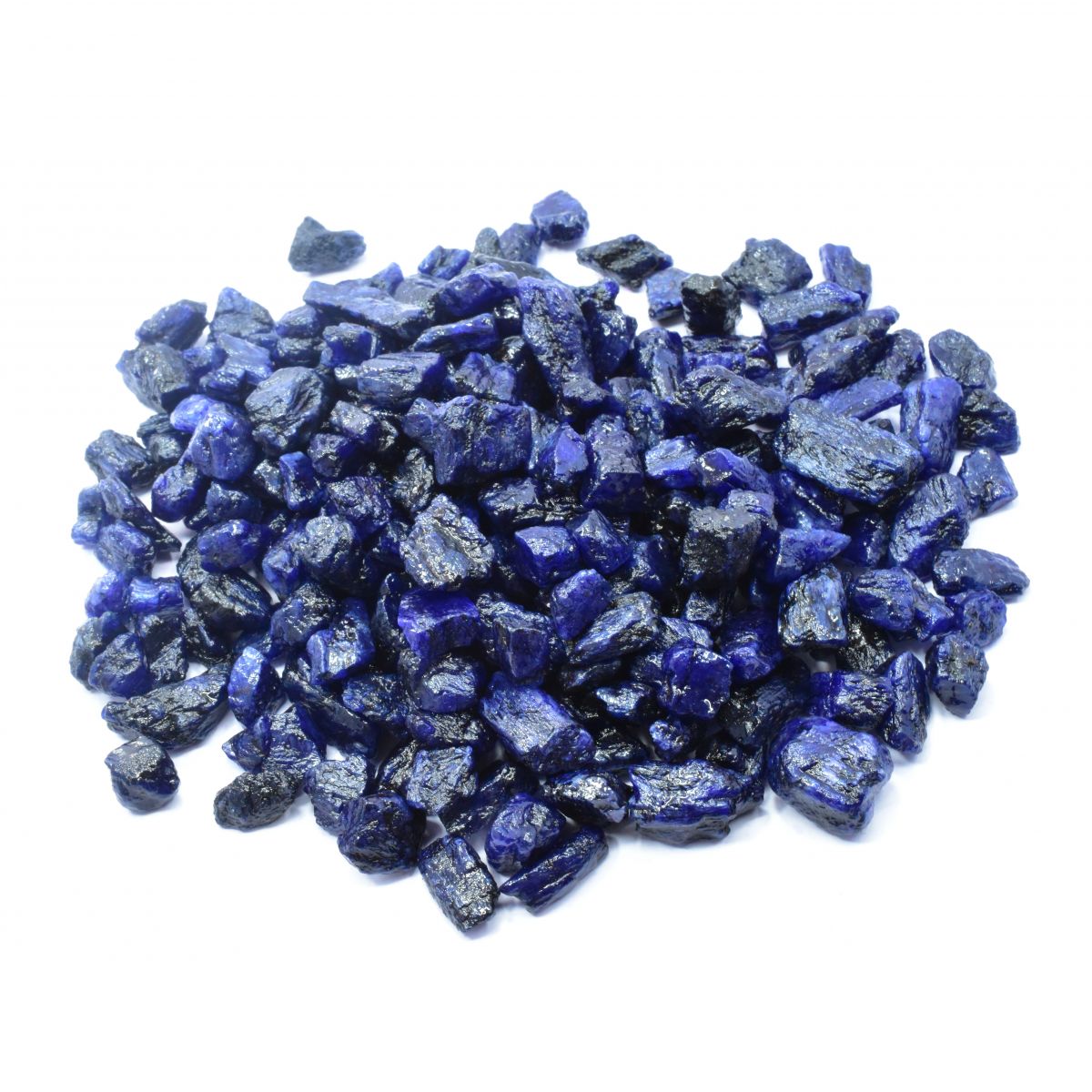 300 Ct Natural Uncut Rough Blue SAPPHIRE Loose Gemstone Lot CERTIFIED