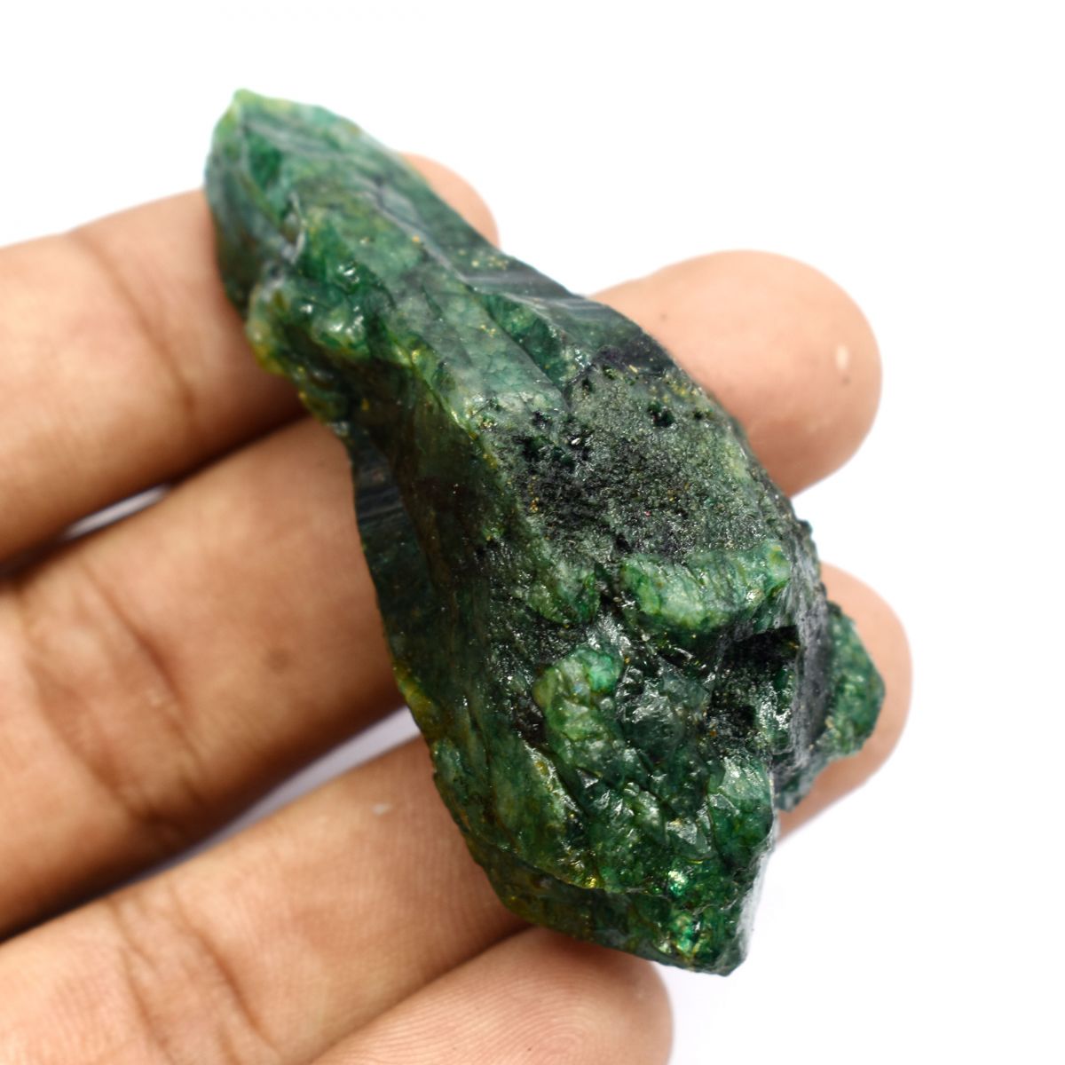 Huge Size Natural Emerald Green 179.40 Ct Uncut Rough CERTIFIED Loose Gemstone