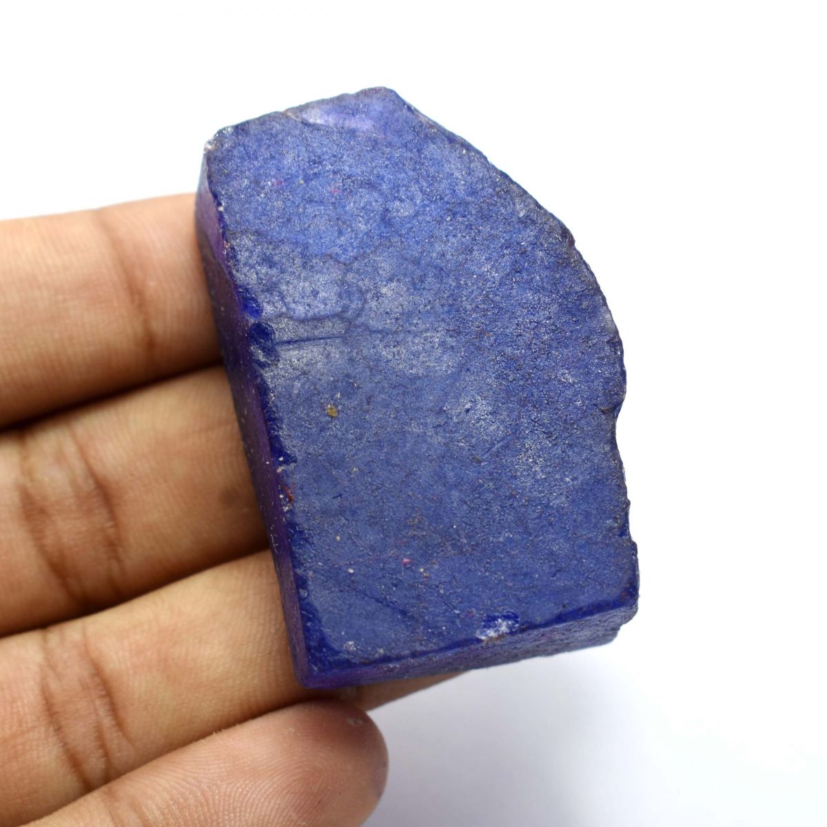 Natural Sapphire Blue Rough Uncut Huge Size 318.15 Ct CERTIFIED Loose Gemstone