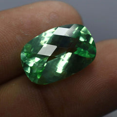 10.45 Ct Natural Montana Bluish Green Sapphire CERTIFIED Cushion Loose Gemstone