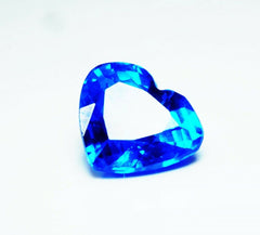 8 Ct NATURAL Tanzanite Loose Gemstone CERTIFIED Blue HEART Shape