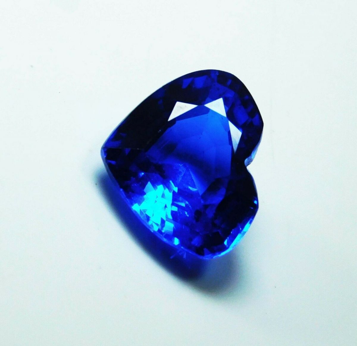 8 Ct NATURAL Tanzanite Loose Gemstone CERTIFIED Blue HEART Shape