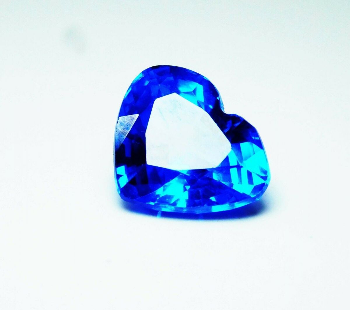 8 Ct NATURAL Tanzanite Loose Gemstone CERTIFIED Blue HEART Shape