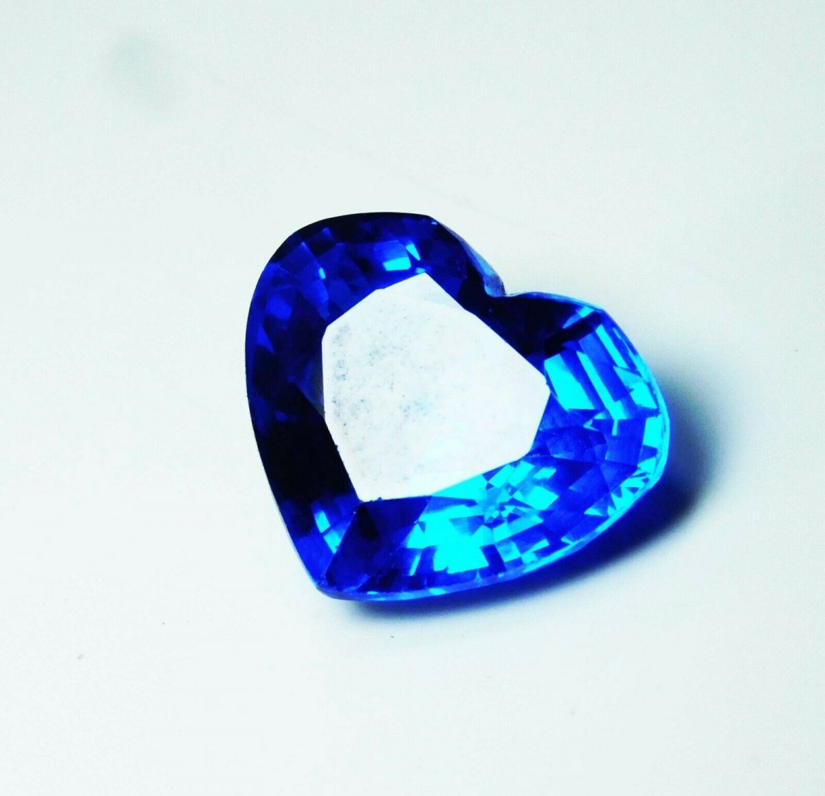 8 Ct NATURAL Tanzanite Loose Gemstone CERTIFIED Blue HEART Shape