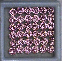 Natural SAPPHIRE Pink Round Cut 5x5 mm CERTIFIED Loose Gemstone 16 Pcs Lot