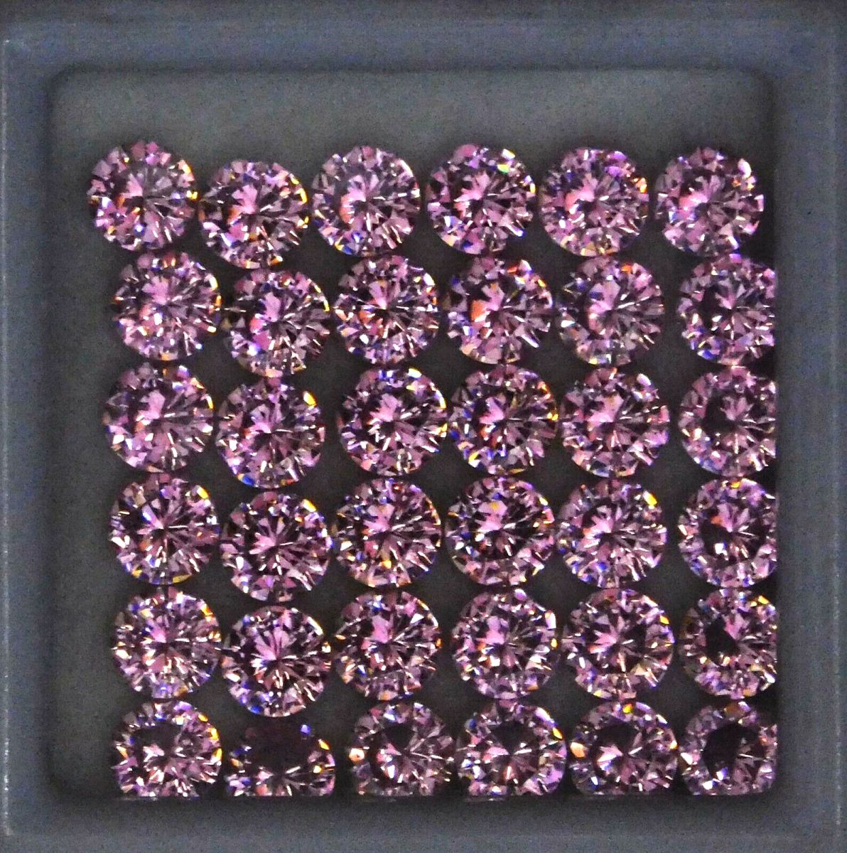 Natural SAPPHIRE Pink Round Cut 5x5 mm CERTIFIED Loose Gemstone 16 Pcs Lot