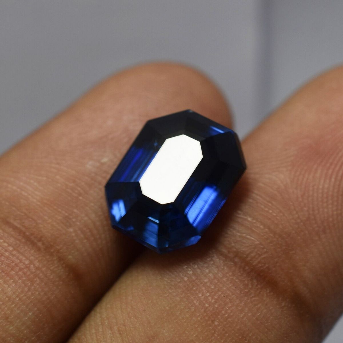 10.12 Ct Natural CERTIFIED Blue Tanzanite Emerald Cut Loose Gemstone