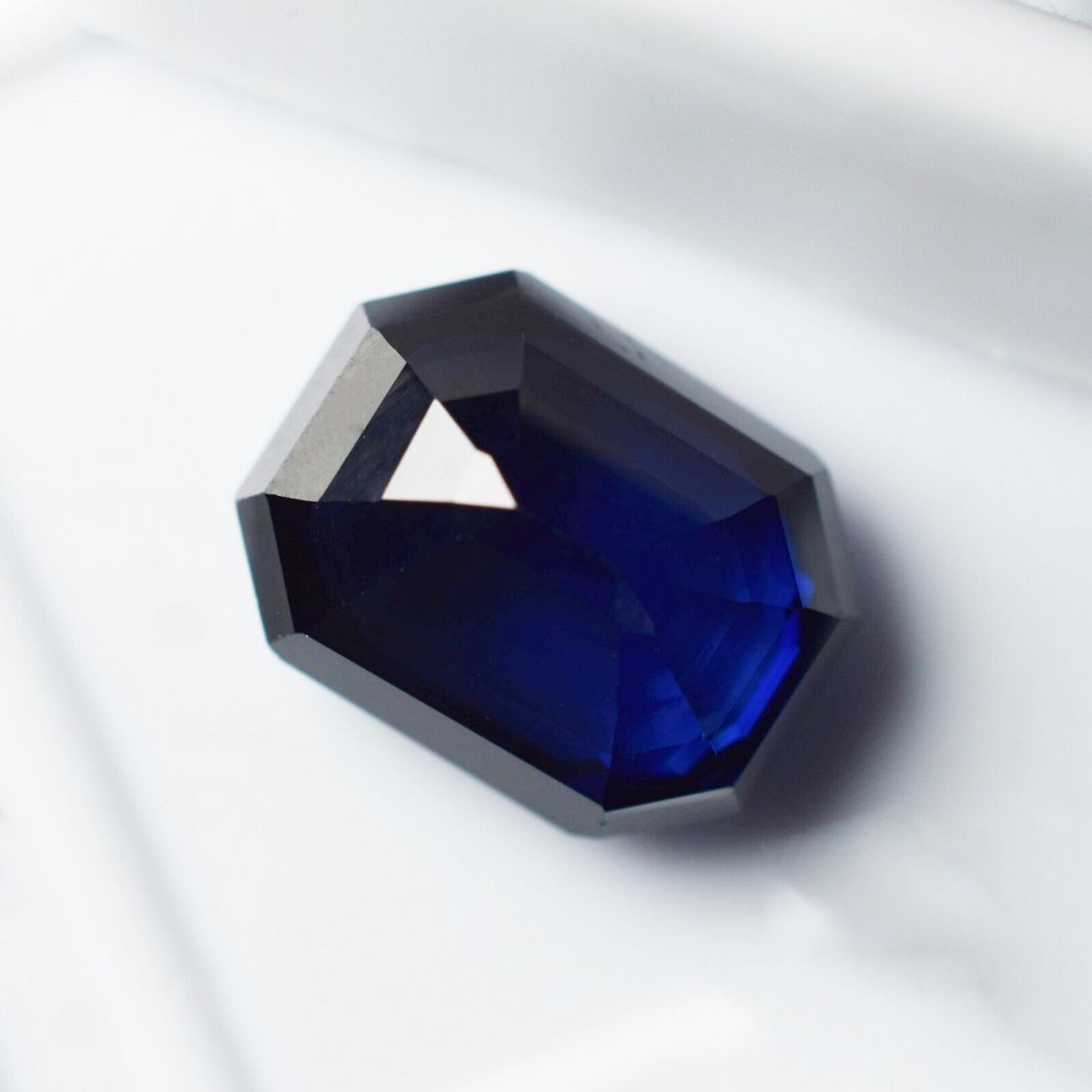 10.12 Ct Natural CERTIFIED Blue Tanzanite Emerald Cut Loose Gemstone