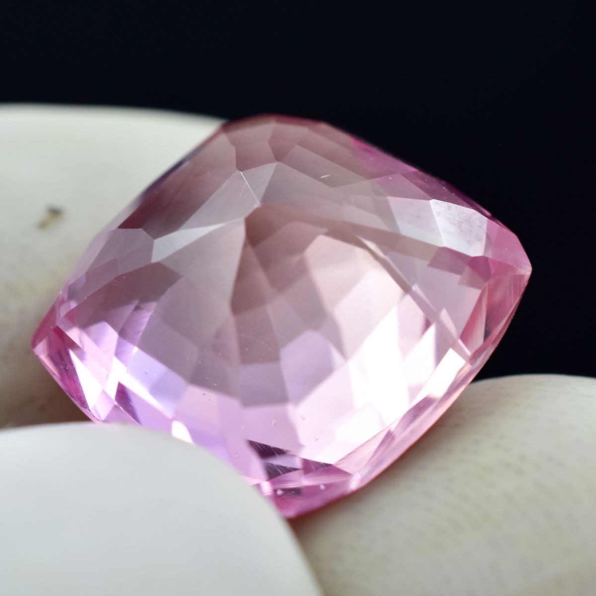 Padparadscha Sapphire 11.00 Ct Natural Square Cushion Loose Gemstone CERTIFIED