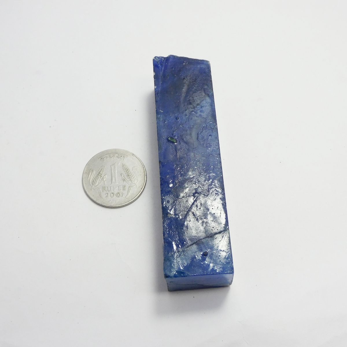 Blue Tanzanite Uncut Rough Natural 520.85 Carat Loose Gemstone CERTIFIED