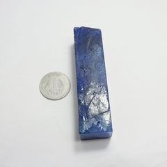 Blue Tanzanite Uncut Rough Natural 520.85 Carat Loose Gemstone CERTIFIED