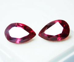 Red Ruby Pear Cut Beautiful Ring 16 Carat Natural Loose Gemstone CERTIFIED