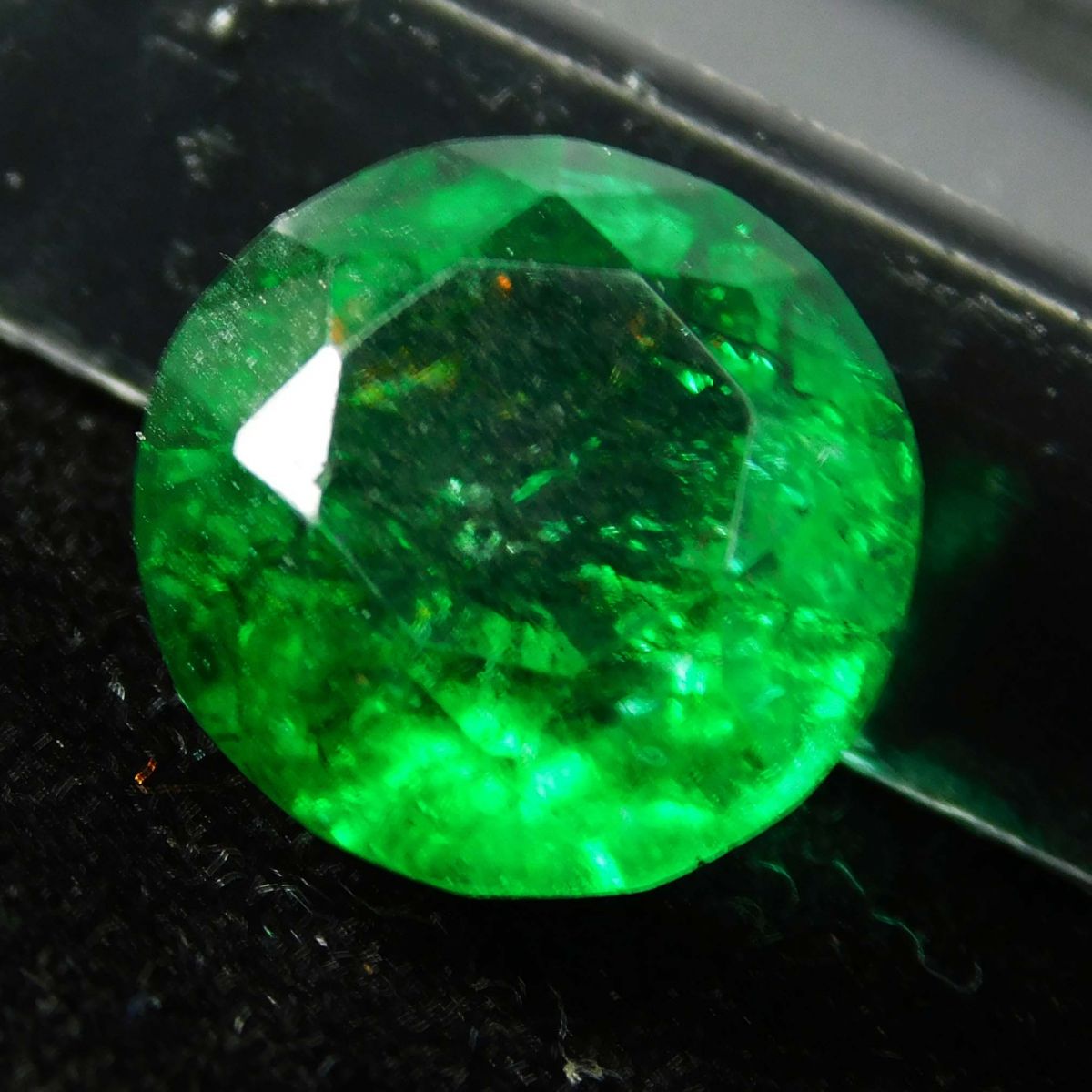 7 Carat Natural Green Emerald Round Cut CERTIFIED Loose Gemstone Ring Size