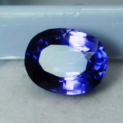 Purple Tanzanite 9.35 Ct Natural Oval Cut CERTIFIED Loose Gemstone For Jwelery