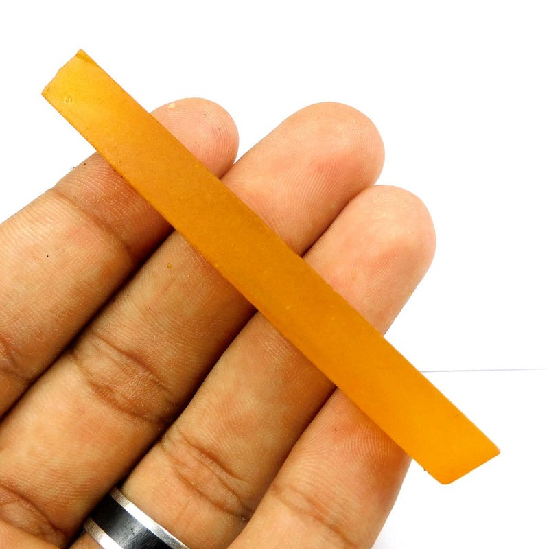 Natural Uncut Rough Yellow Sapphire 66.75 Ct - display photo for collectors