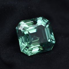 22.25 Ct Natural Montana Bluish Green Sapphire CERTIFIED Emerald Loose Gemstone.