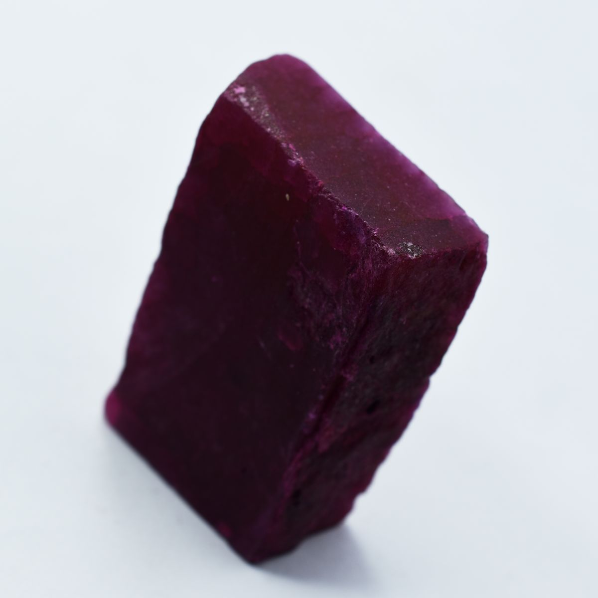 Attractive AA+ Natural Uncut Rough Red Ruby 356.21 Ct Loose Gemstone CERTIFIED