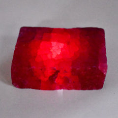 Attractive AA+ Natural Uncut Rough Red Ruby 356.21 Ct Loose Gemstone CERTIFIED