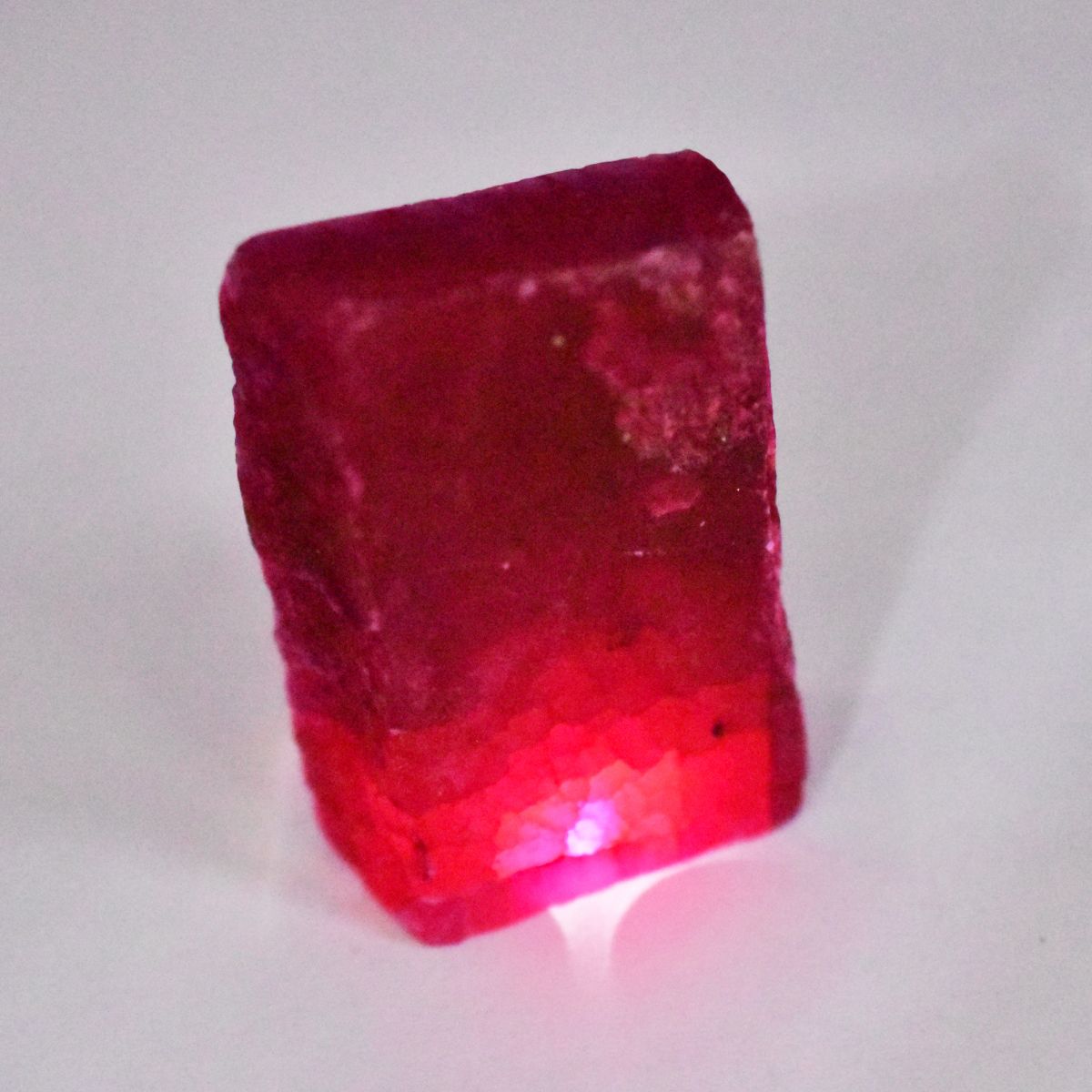 Attractive AA+ Natural Uncut Rough Red Ruby 356.21 Ct Loose Gemstone CERTIFIED