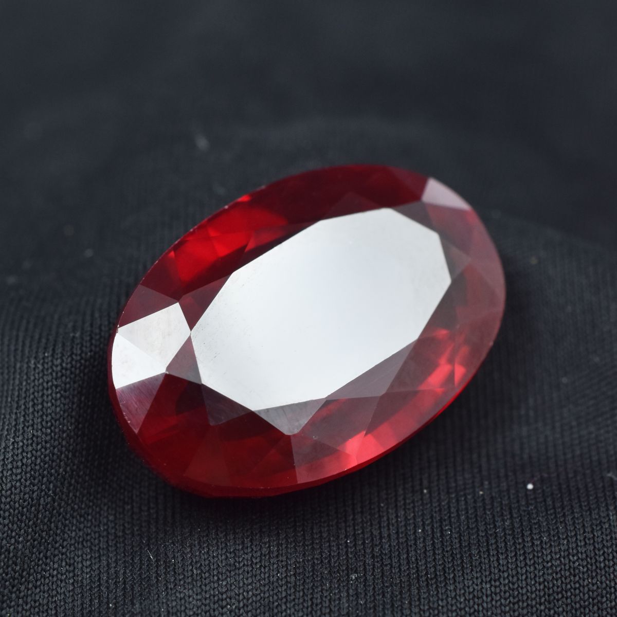 AAA+ CERTIFIED Oval Cut 78.30 Ct Beautiful Red Ruby Natural Best Loose Gemstone