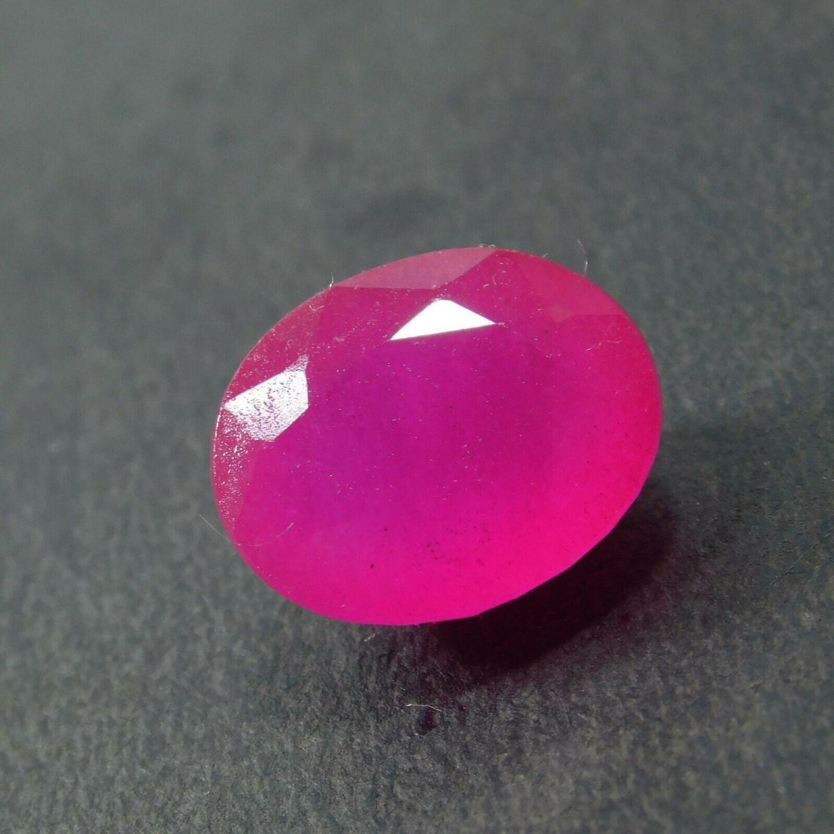 7.25 Ct Natural Pink Ruby Loose Gemstone Certified Oval Shape