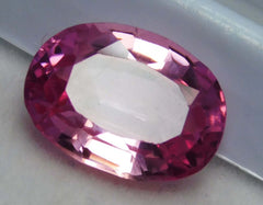 Finest Quality, Natural PINK Sapphire Oval Cut 6.57 Ct CERTIFIED Loose Gemstone