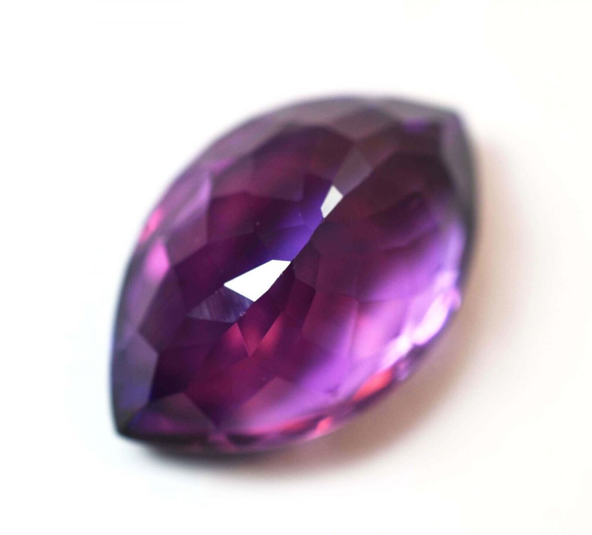 Natural Loose Gemstone PURPLE TANZANITE Marquise Shape 7.30 Ct CERTIFIED