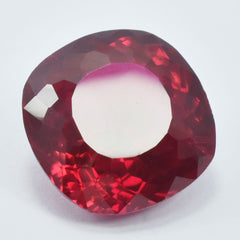 Natural 15.40 Ct Red Ruby Square Cushion Cut CERTIFIED Loose Gemstone