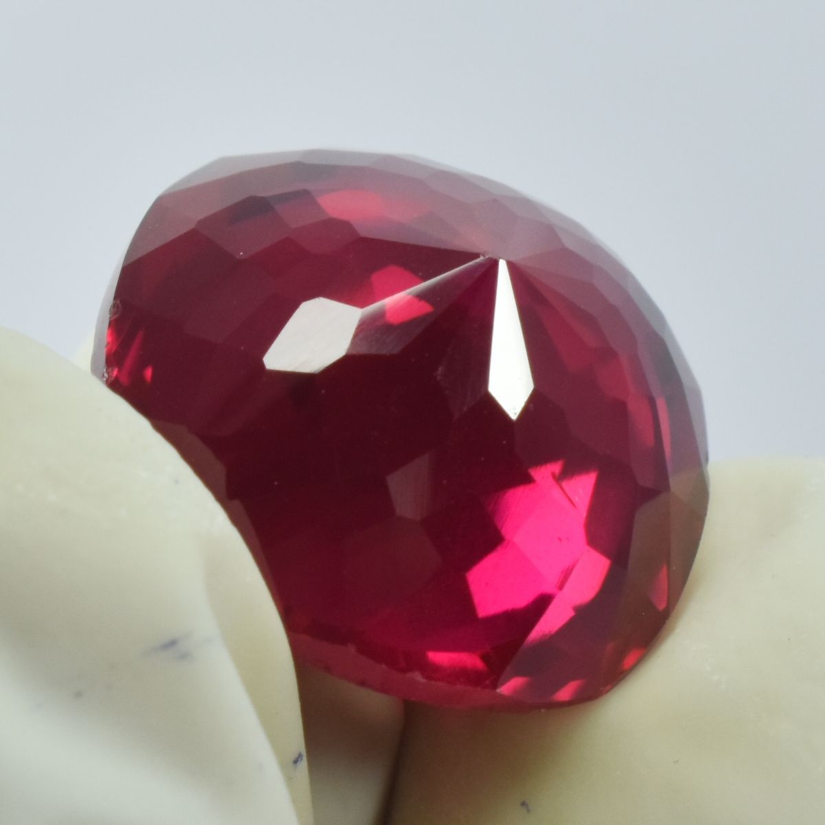 Natural 15.40 Ct Red Ruby Square Cushion Cut CERTIFIED Loose Gemstone