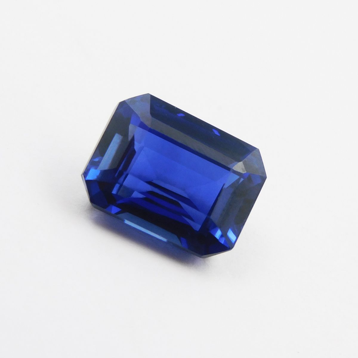 Emerald Cut Blue Tanzanite CERTIFIED 9.50 Ct Natural Loose Gemstone