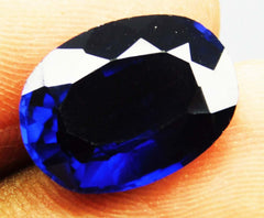 Oval Cut Blue Sapphire 7 Carat Natural CERTIFIED  Jewelry Making Loose Gemstone