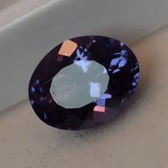 Color Change Alexandrite 5.95 Ct Natural Oval Cut CERTIFIED Rare Loose Gemstone