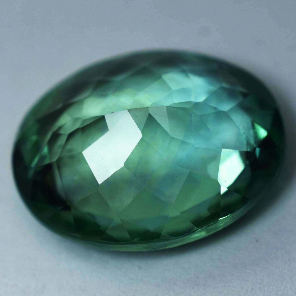 Montana Bluish Green Sapphire Oval Cut 11.25 Ct Natural CERTIFIED Loose Gemstone