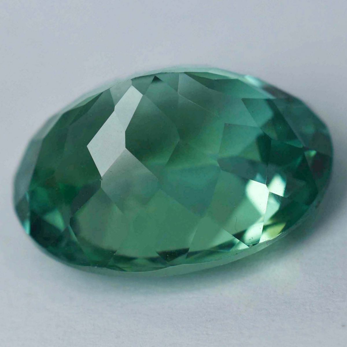 12.10 Ct Oval Cut Bluish Green CERTIFIED Natural Montana Sapphire Loose Gemstone