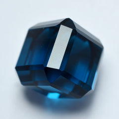 A++ CERTIFIED 52.45 Ct Loose Gemstone Big Size Rare Teal Sapphire Cube Cut