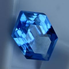 10.25 Ct Natural CERTIFIED Rare Fancy Cut Blue Loose Gemstone Ceylon Sapphire.