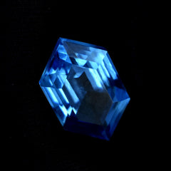 10.25 Ct Natural CERTIFIED Rare Fancy Cut Blue Loose Gemstone Ceylon Sapphire.