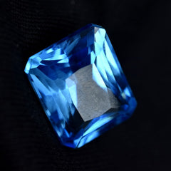 10.30 Ct Natural Best Blue Sapphire Rare Emerald Cut CERTIFIED Loose Gemstone