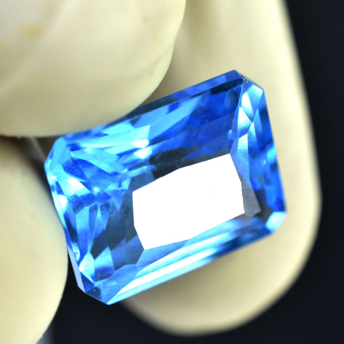 10.30 Ct Natural Best Blue Sapphire Rare Emerald Cut CERTIFIED Loose Gemstone